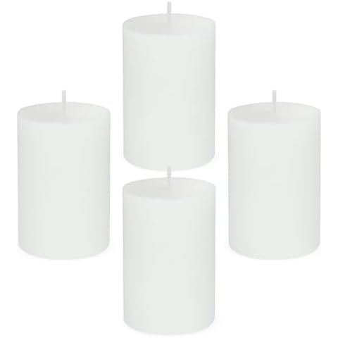 Amusaer Unscented Pillar Candles Cover