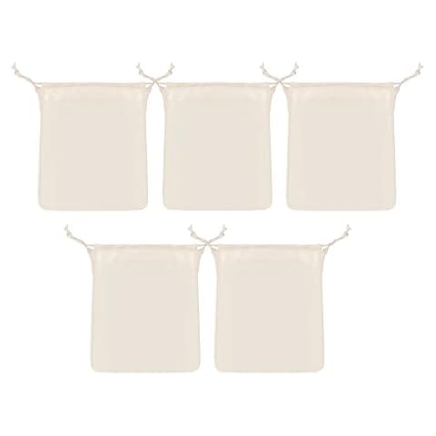 WYAN 5 Pack Reusable Cheesecloth Bags ,Cloth Strainer for Straining Nut Milk, Fruit Juice, Cold Brew, Home Brewing (20 x 30cm) Cover