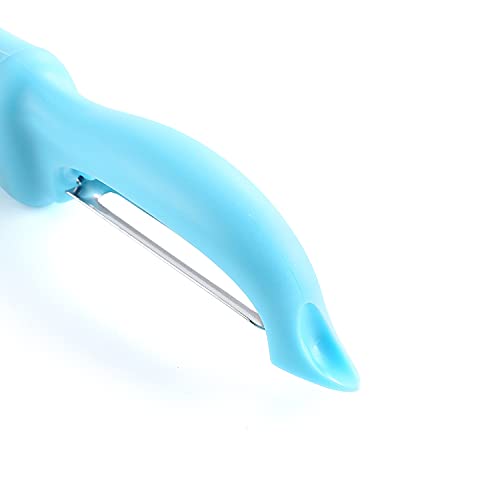 Spring Chef Premium Swivel Vegetable Peeler, Soft Grip Handle and Ultra Sharp Stainless Steel Blades - Perfect Kitchen Peeler For Veggie, Fruit, Potato, Carrot, Apple - Aqua Sky by Spring Chef - Image 9
