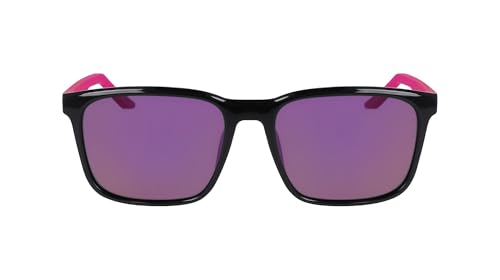 Nike Unisex Rave Polarized Square Sunglasses (Black/Polar Pink Flash) - image 1