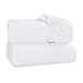 Superior Luxurious Soft Hotel & Spa Quality Oversized Bath Sheet Set of 2, Made of 100% Premium Long-Staple Combed Cotton - White, 34" x 68" each