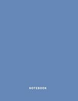 Notebook: Cornflower Blue Notebook, Lined (Composition Book Journal Diary) (Large 8.5 x 11 Letter Size) 198494326X Book Cover
