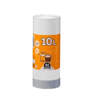 Bolsa de basura mini Bosque Verde 10L cubo pequeño Paquete 40 bolsas Pack 2