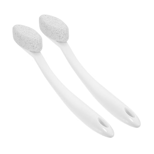 LALADEFIEE 2piezas Pumice Para Pies Mango Herramienta De Exfoliación Para Eliminar Callos y Durezas Para Cuidado De Pies Casa y Salón