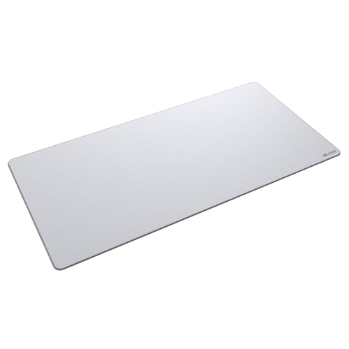 Glorious Gaming Mouse Pad GMP 2 - XXL - Vattentät musmatta med en balanserad yta för höga hastigheter och kontroll och kanter som inte fransas - 915mm x 460mm x 3mm - Vitt 2XL Musmatta