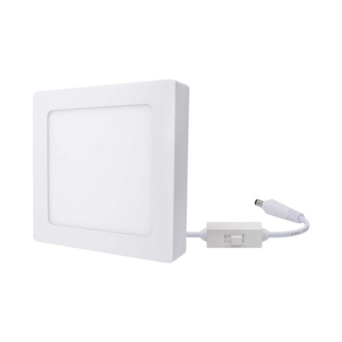 G.W.S® 18W Square LED Surface Mounted Panel Downlight Ceiling Light 3CCT (3000K+4000K+6000K), LED Driver Included