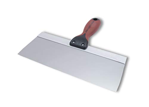 Espátula de superficie Marshalltown con mango DuraSoft de acero inoxidable, herramienta para yeseros y pintores, dimensiones de la espátula: 254x76 mm
