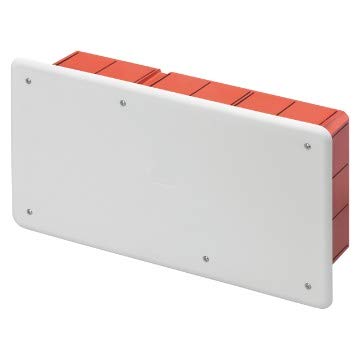 Gewiss Junction box and connection for masonry walls with DIN rail Dimensions 294x152x75 White Lid RAL 9016 GW48007
