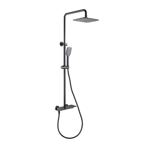 Ensemble de douche thermostatique blanc résolvant les variations de température d'eau - 4