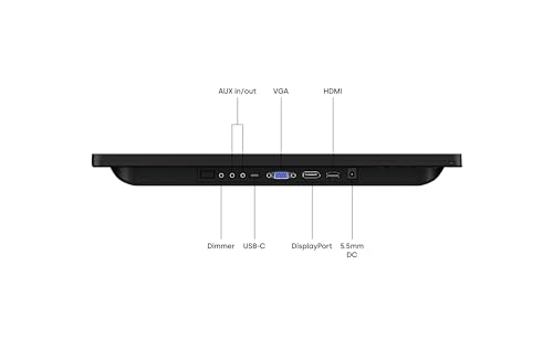 Image of Beetronics 15 Inch Touchscreen Monitor | Full HD 1080p | 15TS7 - Industrial-Grade, Professional Grade Multi Touch Display for PC, Mac, Linux - HDMI, DisplayPort, USB-C, VGA Inputs