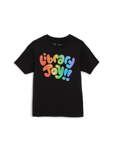 Out of Print Mychal Threets: Library Joy Kids' T-Shirt - 4 Yr Black