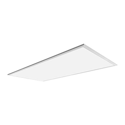 [4 Pack] 2x4 LED Flat Panel Light 40w 5200 lumens 4000k Cool White 0-10V dimming. Fits Perfect in Place of Drop Ceiling Tiles. UL and DLC Listed. Equal to 3 or 4 lamp T8/T12 Fluorescent