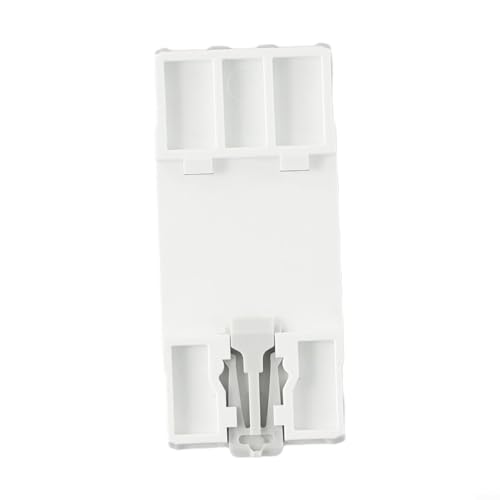 63A 230V Din Rail Circuit Breaker with 3-in-1 Display, Adjustable Over/Under Voltage & Current Protector Relay, 220V KWH Monitor for Industrial Use