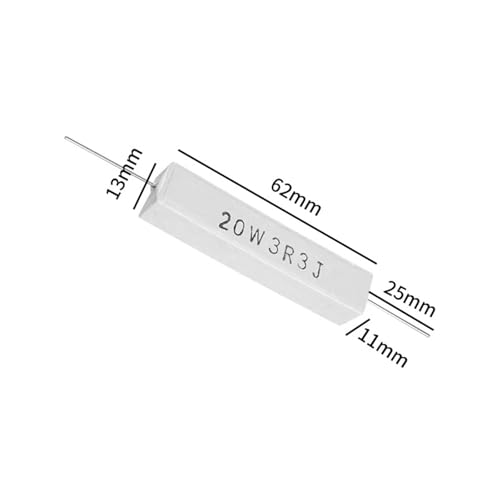 Résistances de puissance cimentées 20W composant céramique 7.5 Ohms - 2