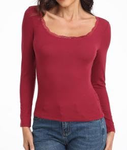 LEYSHE Damen Langarmshirt