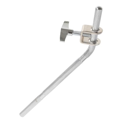 Yardwe Drum Cowbell Mount Holder Rod Durable Cowbell Support for Drum Percussion Clamp for Bass Drum Essential Accessory for Musicians