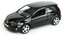 Rmz City Die Cast Volkswagen Golf GTI - Black (5inch)