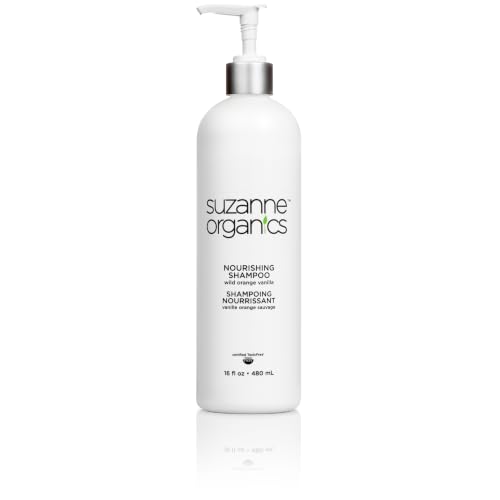 SUZANNE Somers Nourishing Shampoo, Wild Orange Vanilla - 16 oz - Sulfate-Free Hair Cleanser - Color-Safe & Moisture-Protecting Formula - Certified ToxicFree with Botanicals (Large) image 2