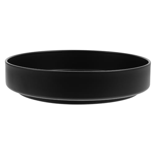 JOINPAYA Portabottiglie Girevole in Acciaio Inox 360° Nero, Vassoio Rotante da Cucina Medio per Organizzazione e Stoccaggio Multiuso, Scaffale Portaoggetti Stabile per Casa e Cucina