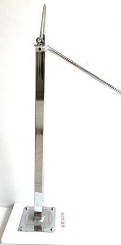 Gitachi 2 in 1 coconut Dehusker peeler opener(USA) 30 inch long-Electroplated, Silver, (GE2022)