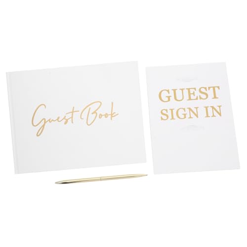 Balacoo de para Bodas y Comuniones Portátil para Mensajes de Invitados Cuaderno Elegante con Diseño Regalo Práctico para Despedidas de Soltera Especiales