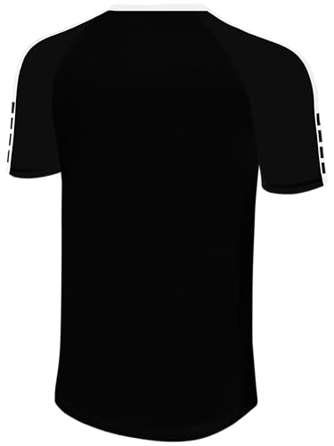 Capelli Sport Unisex Kid's Youth Madison Short Sleeve Training Top, Black White2