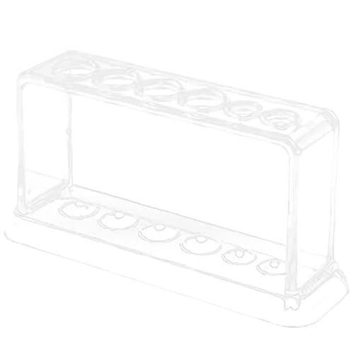 Luxshiny - Luxshiny Test Tube Rack Laboratory Tube Shelf 6-hole High Transparency for Small Experiments