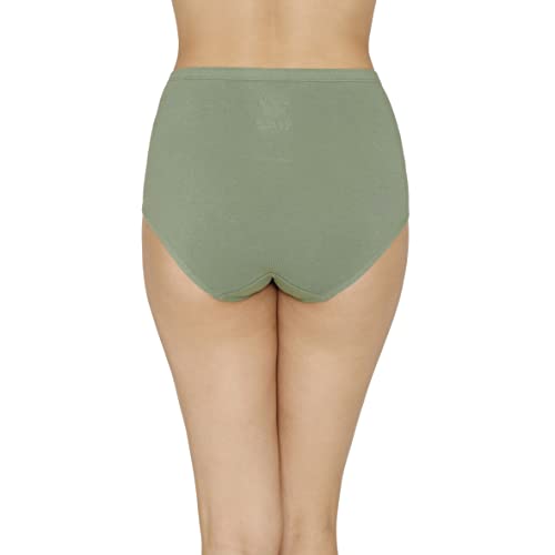 Image of Amante Solid High Rise Full Coverage Full Brief Panties (Pack of 3)