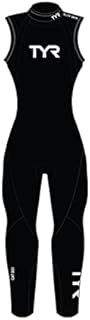 TYR Men's Hurricane Wetsuit Cat 1 Sleeveless, Black, XL