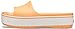Produktbild Crocs Damen Schuhe Crocband Platform Slide 205631 Cantaloupe/White 42-43