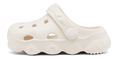 Image of INMINPIN Kids Cute Clogs Cartoon Garden Shoes Boys Girls Slides Slippers Indoor Outdoor Children Water Shower Beach Pool Sandals