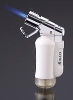 Siglo Mini Torch Glossy White Lighter
