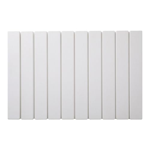 PEIHUODAN Alfombrilla Absorbente de Diatomita Plegable - Secado Rápido Vajilla, Protector Encimera Cocina Baño Antideslizante para Vasos y Utensilios Drain Pad (Blanco,30x40 cm)