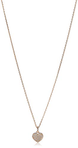 Colar Rommanel Banhado Ouro 18K Pingente De Coração Com Zircônias 531598