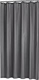 Design senza tempo SEALSKIN Madeira Tenda da Doccia, Tessuto, Grigio, 120 x 200 cm