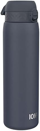 Ion8 Leak Proof 1 Litre Sports Water Bottle, Stainless Steel, 1200 ml (40oz), Blue