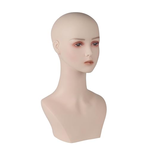 Cabeza de maniquí mujer estilismo profesional para practicar peinados 4