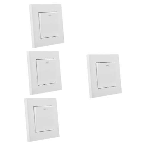 Panneau lumineux moderne Gadpiparty double éclairage mural élégant 4 pièces