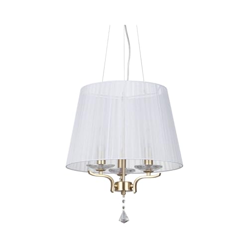  PEGASO SP3 OTTONE SATINATO sospensione ideal lux