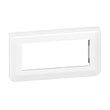Volume: 1.68 dm3 Legrand 078815L Mosaic Plaque de Finition Horizontale pour 5 Module, Blanc