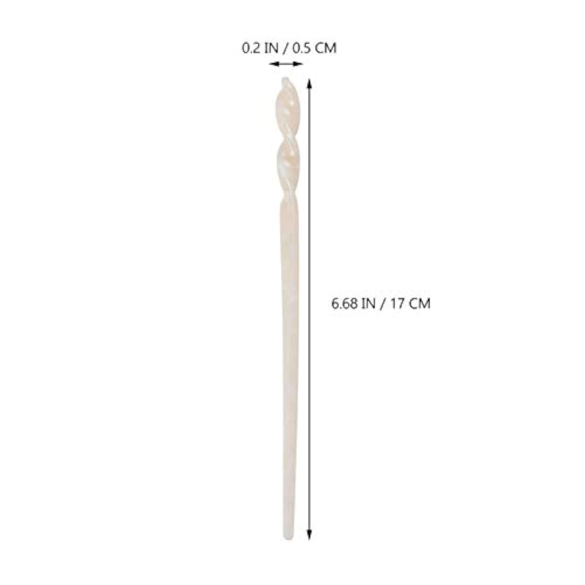 2pcs Vintage Twist Design Hair Chopsticks