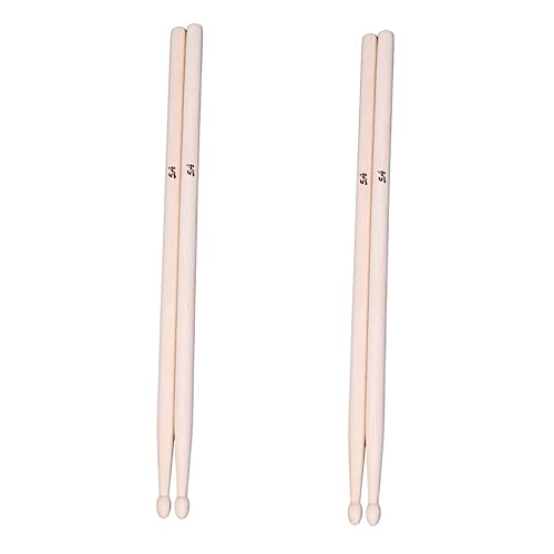 Baquetas Junior para batería de madera de arce 41 cm beige miniatura 1