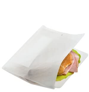 ELAG- Sac à Sandwich-ELAG SNACKPochetta Large white 194 x 210 + 20 mm - Avec Serviette -300 pièces par boîte