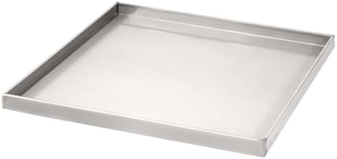 Drum Spill Platform, Stainless Steel Leakproof Tray, Rectangular Oil Change Drain Pan, Kitchen Factory Warehouse Garage Drain Tray, Spill Containment Platform, Pallets(31.50X31.50X1.97)