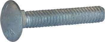 5/8-11 X 5 1/2" Carriage Bolts/Fully Threaded/Steel/Hot Dipped Galvanized (Quantity: 5)
