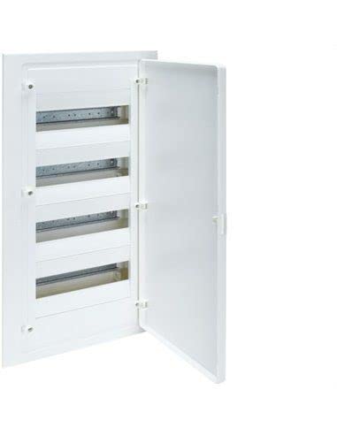 Caja empotrable golf serie VF 4 filas 48M puerta opaca blanca