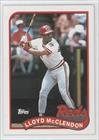 Lloyd McClendon Cincinnati Reds (Baseball Card) 1989 Topps #644