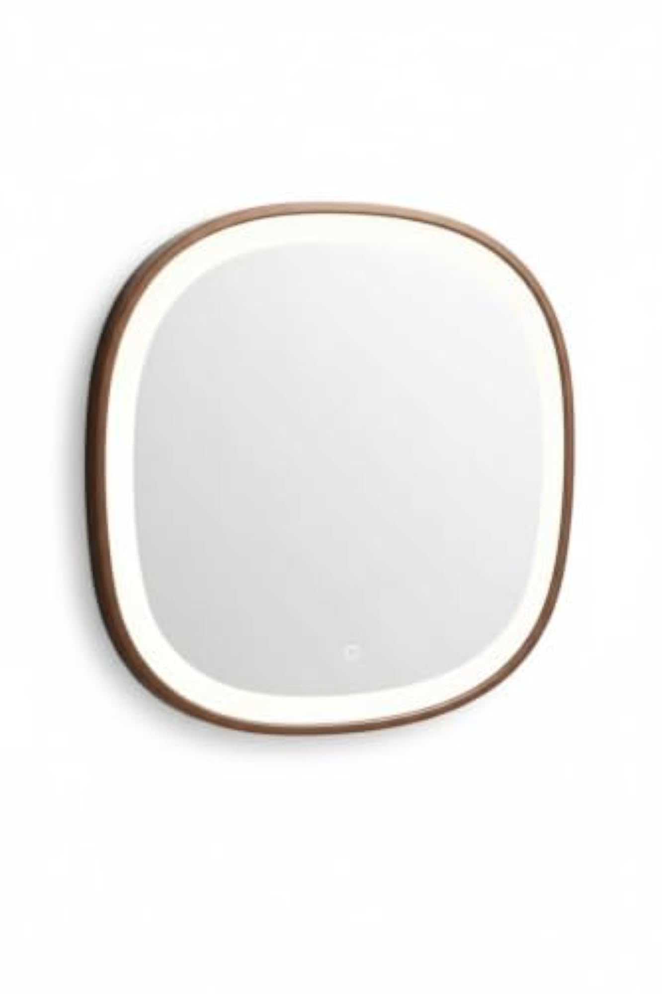 Engineered Wood LED Wall Mirror for Bathroom & Vanity