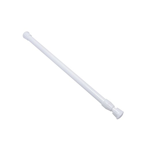 Mokia Tringle à rideau extensible, sans perçage, avec tête à vis pour salle de bain/douche Cover