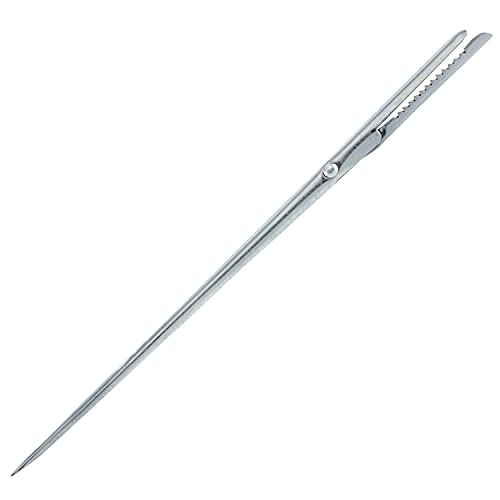 Westmark Pincho de cocina con pinza dentada, Longitud: 19, 3 cm, Acero inoxidable, Plateado, 126722E1